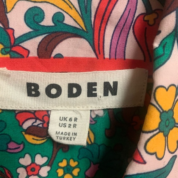 Boden Alexa Maxi Shirt Dress in Multi Enchanting Vine Buttoned Down Pockets NWT - Picture 10 of 17